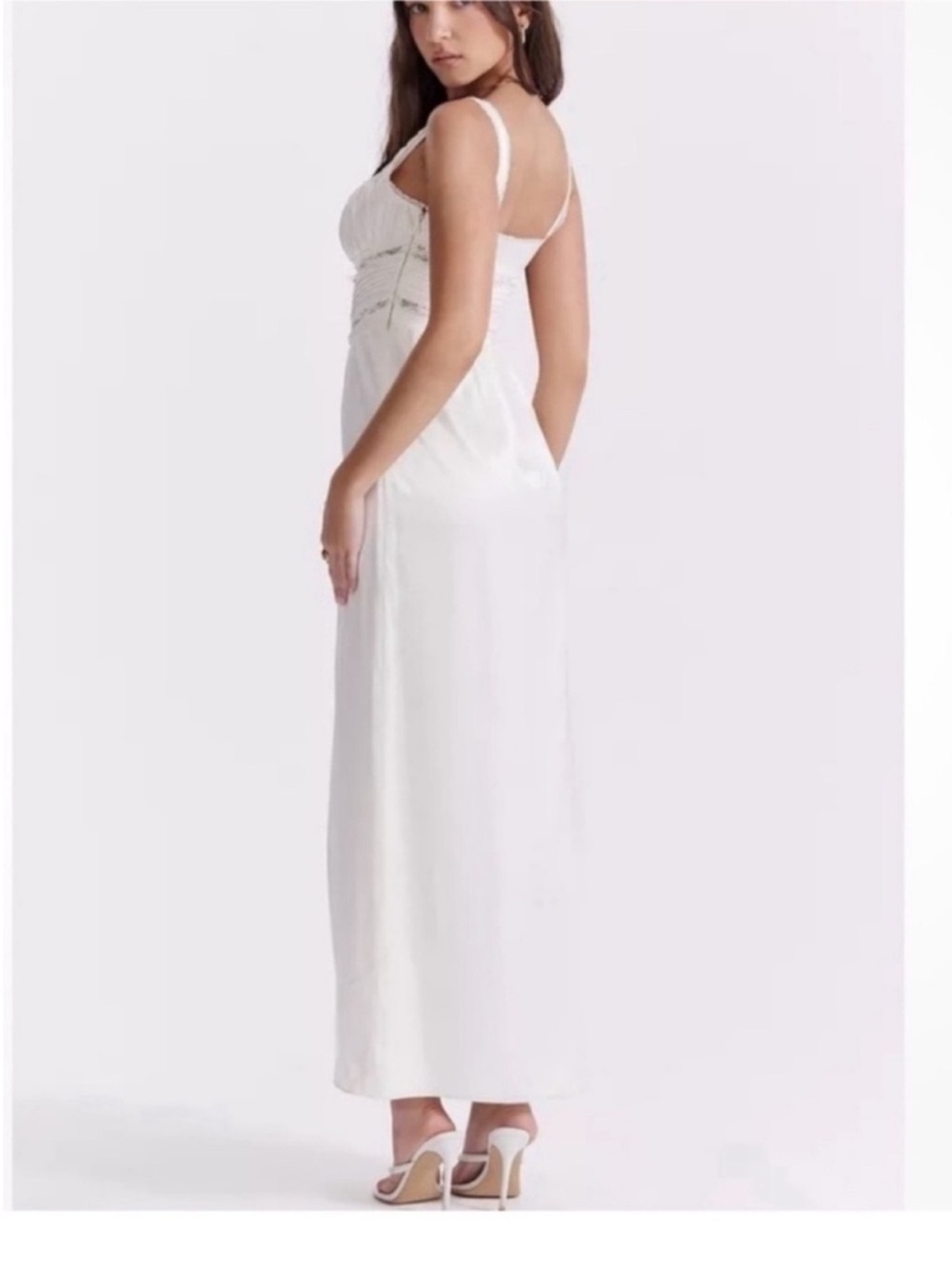 House Of Cb Illiana Silk Maxi Dress - Picture 5 of 8